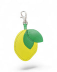 Handmade Leather Fruity Bag Charm – Lemon