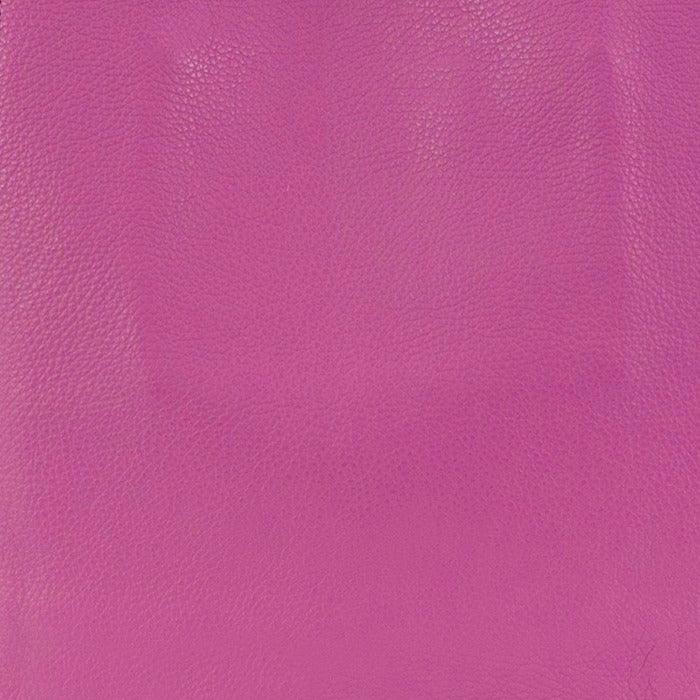 Fuchsia Pebbled Leather Tote Shopper - Brix + Bailey
