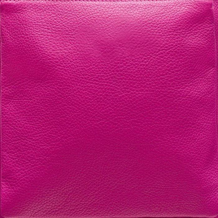 Fuchsia Soft Pebbled Leather Hobo Bag - Brix + Bailey