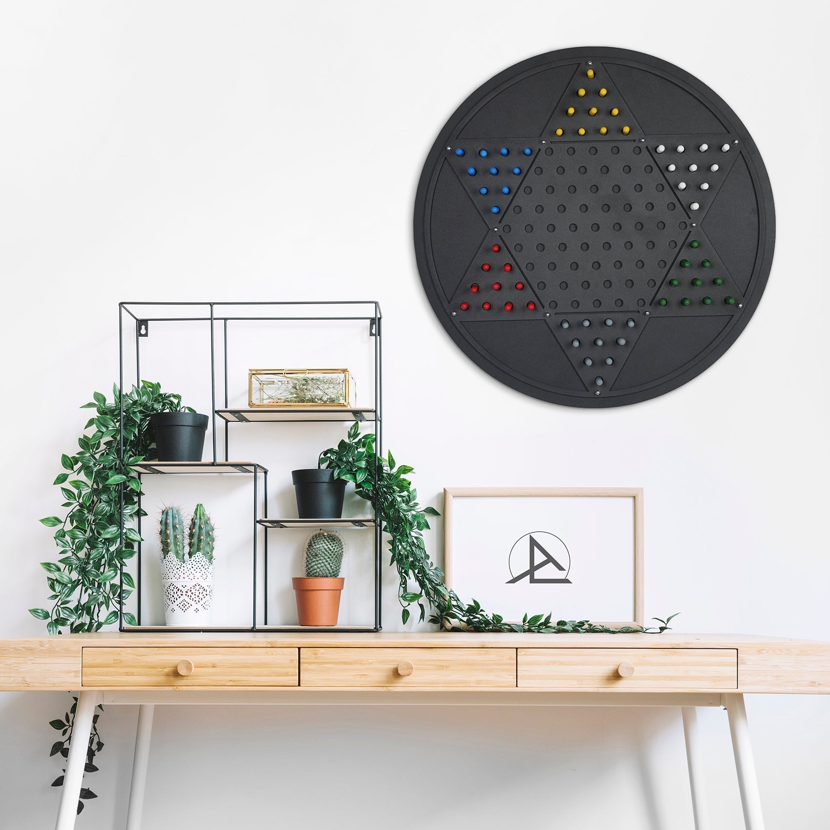 Chinese Checkers Wall Game