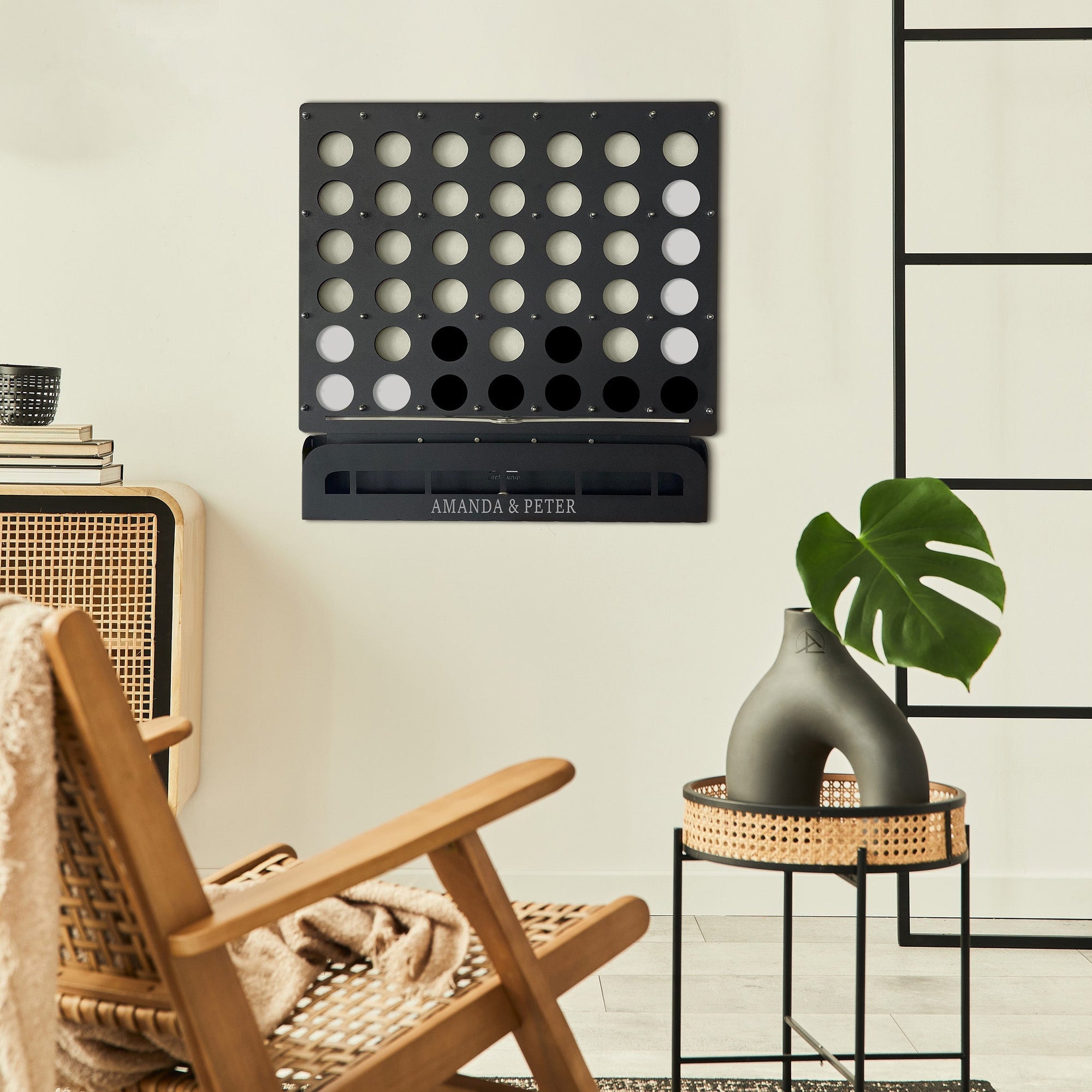 Customized Connect Four Wall Game