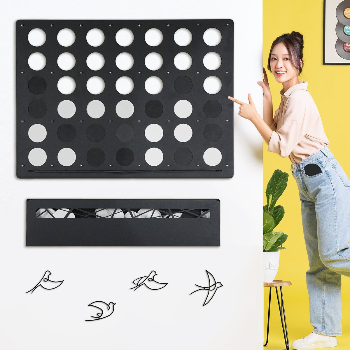 Giant Four in a Row Wall Game