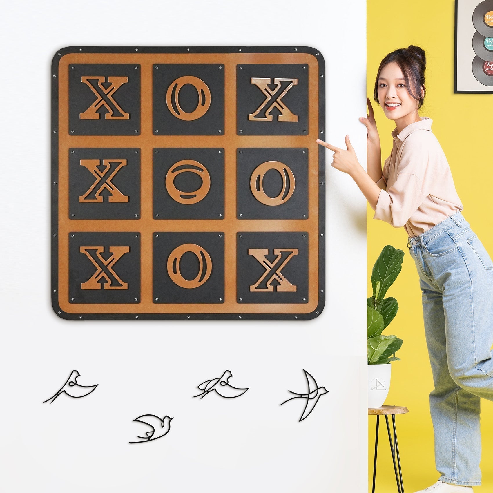 Giant XOX Board - Three in a Row