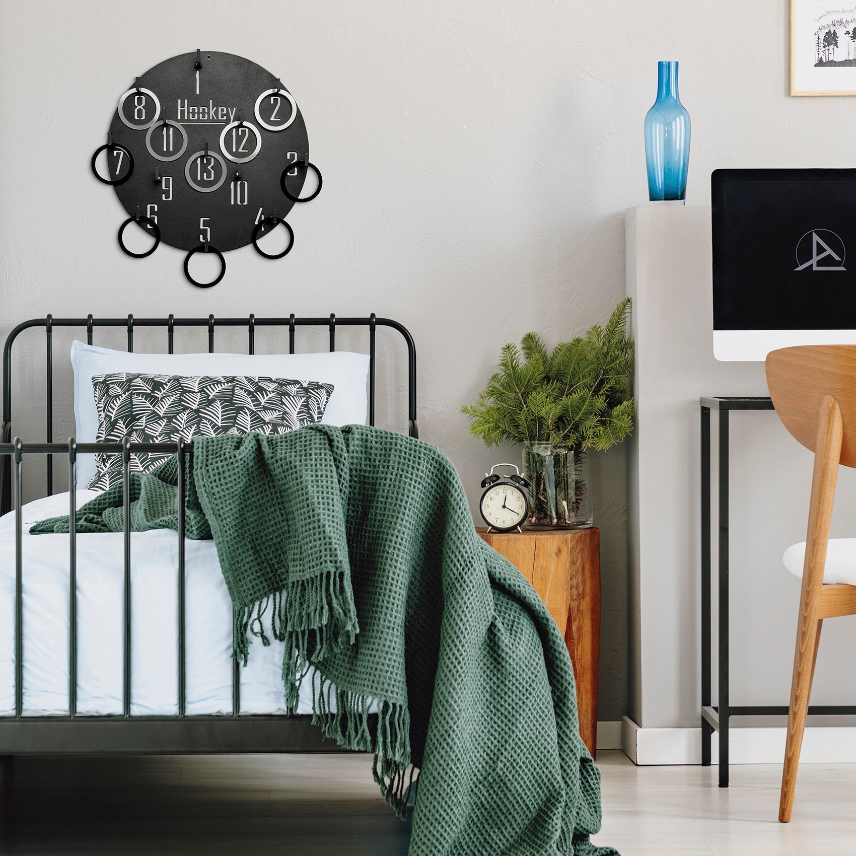 Hookey Ring Toss Wall Game