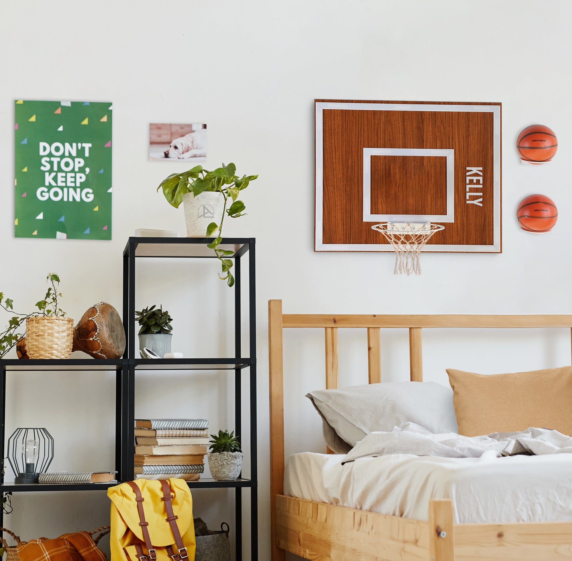 Personalization Wooden Single Hoop Walnut