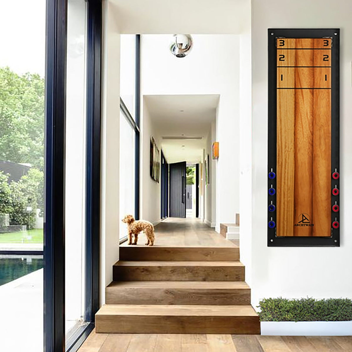 Shuffleboard Game Board