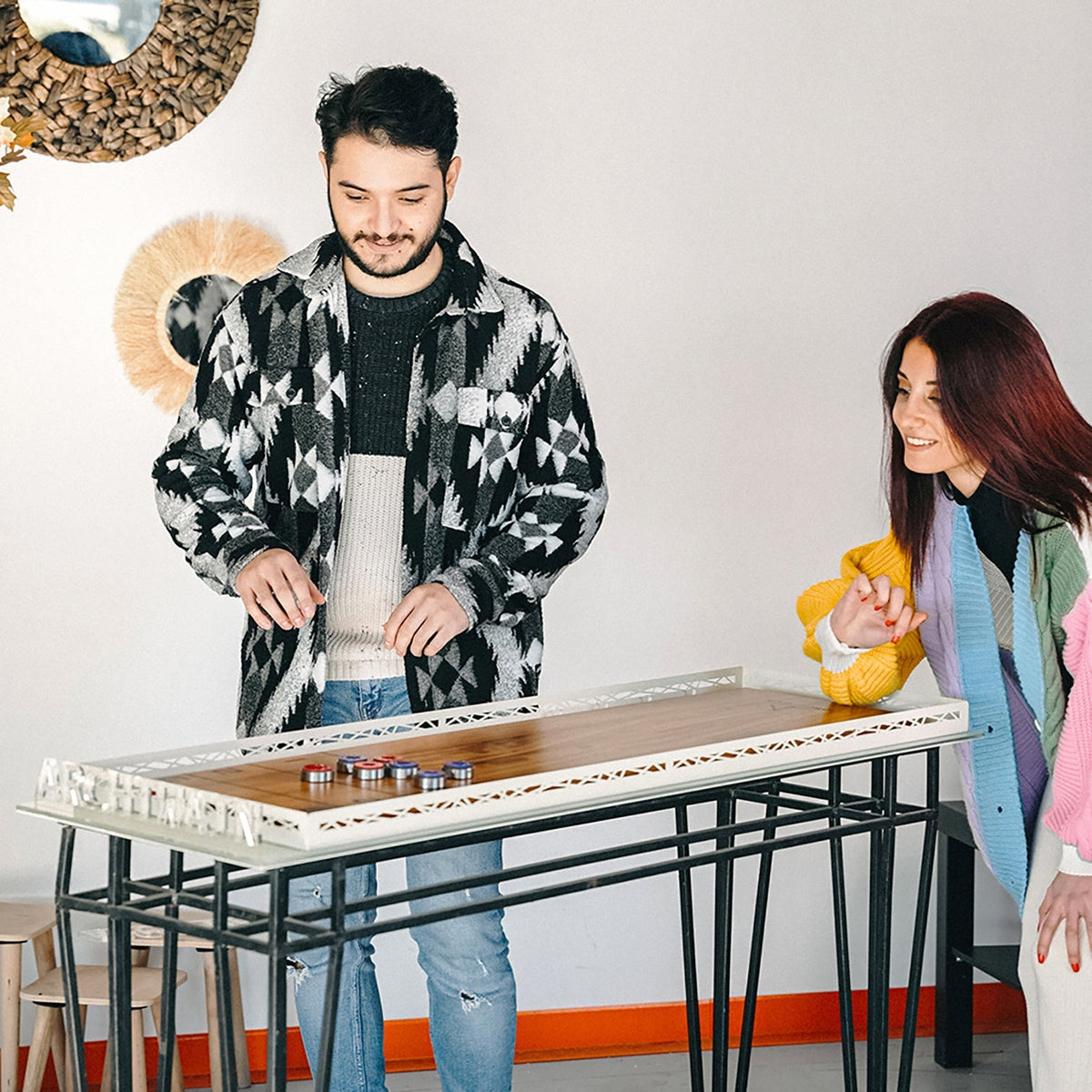 Shuffleboard Game Board
