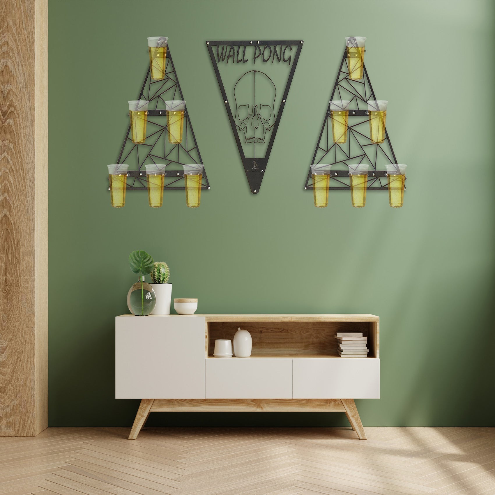 Wall Pong- Drinking Game