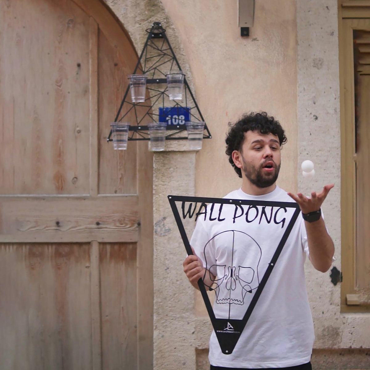 Wall Pong- Drinking Game