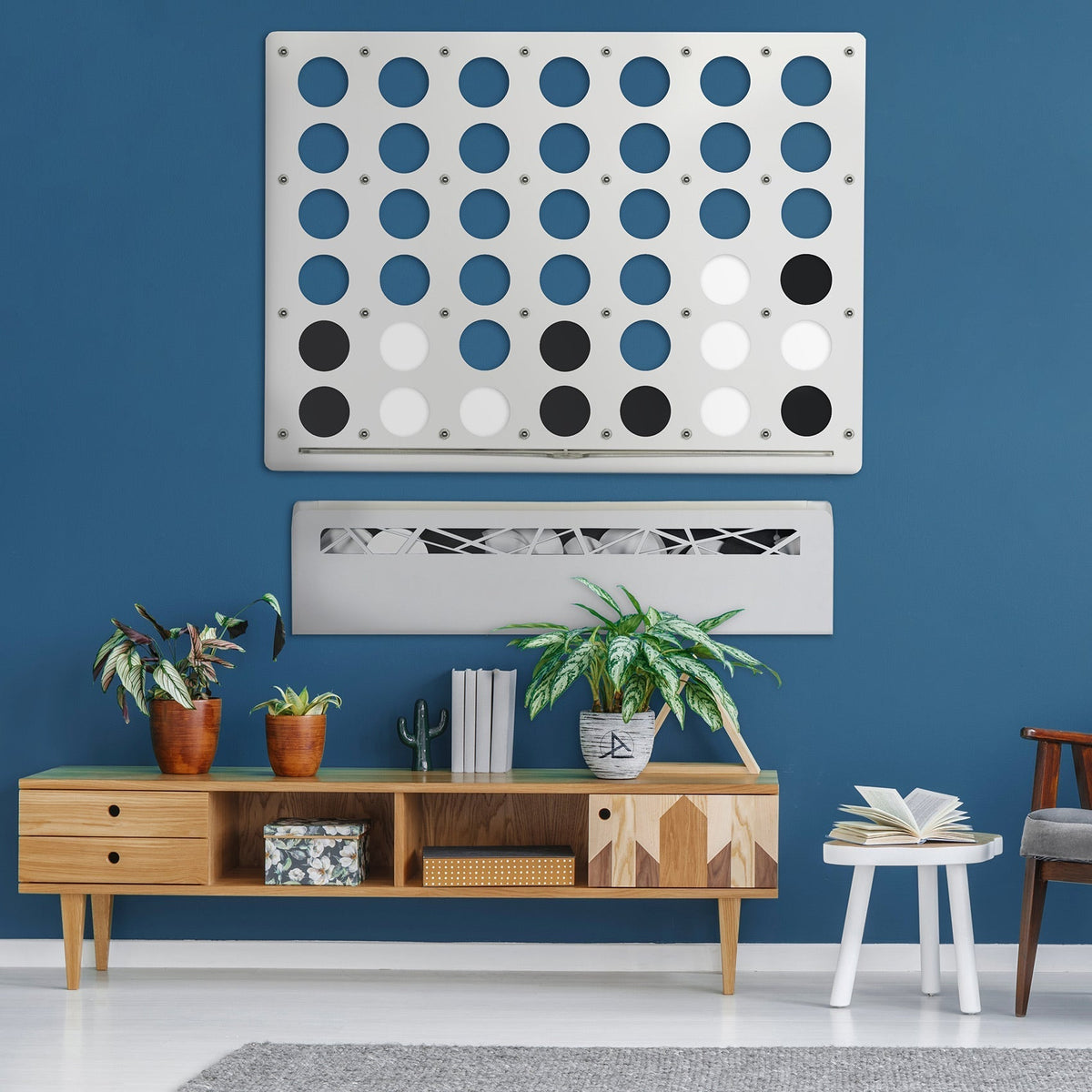 White Giant  Four in a Row Wall Game