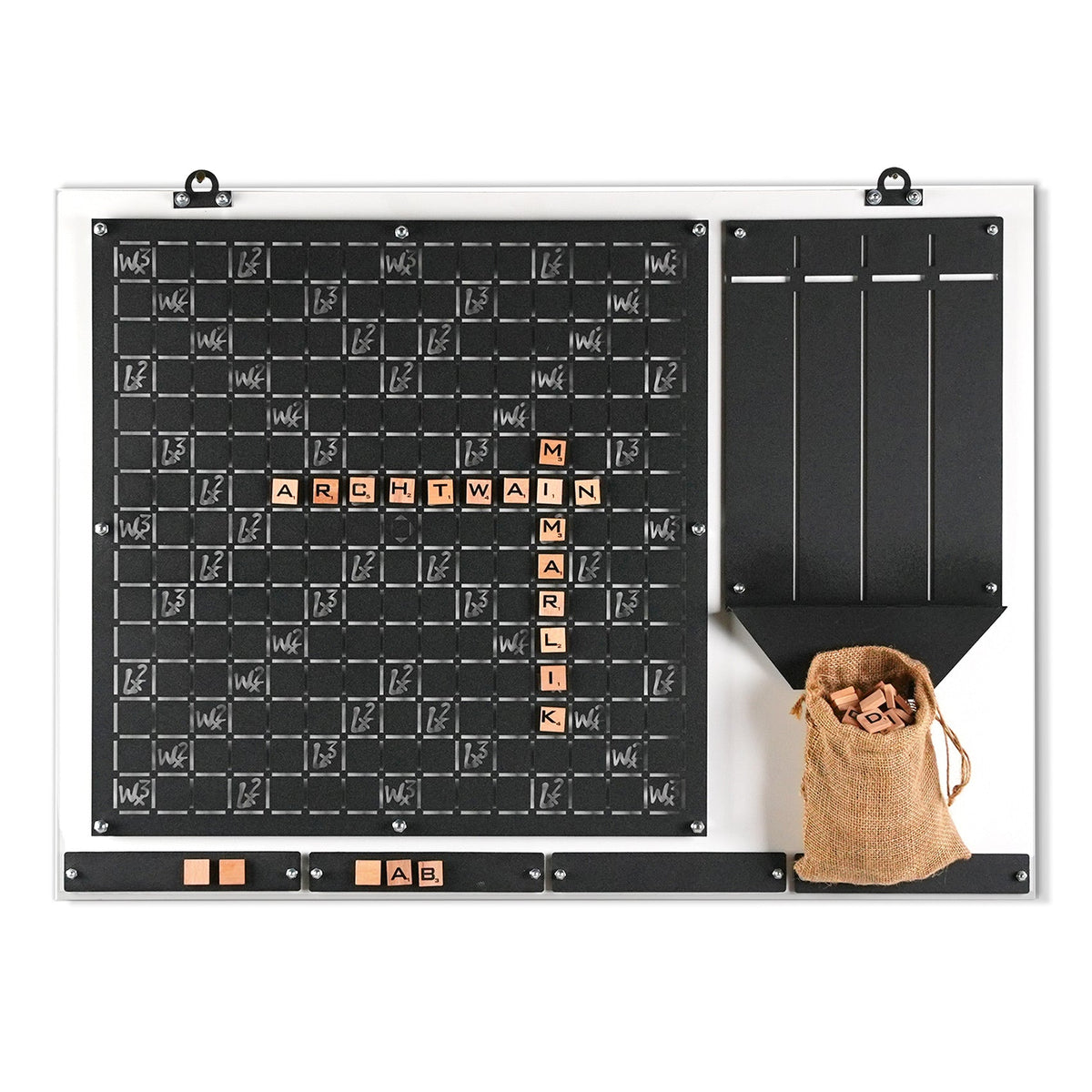 White Words Wall Game