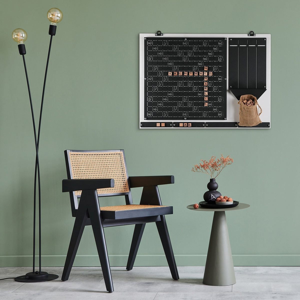 White Words Wall Game