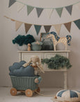 Mint Decorative Fabric Garland