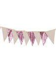 Pink and Beige Sequin Garland for Kids Room