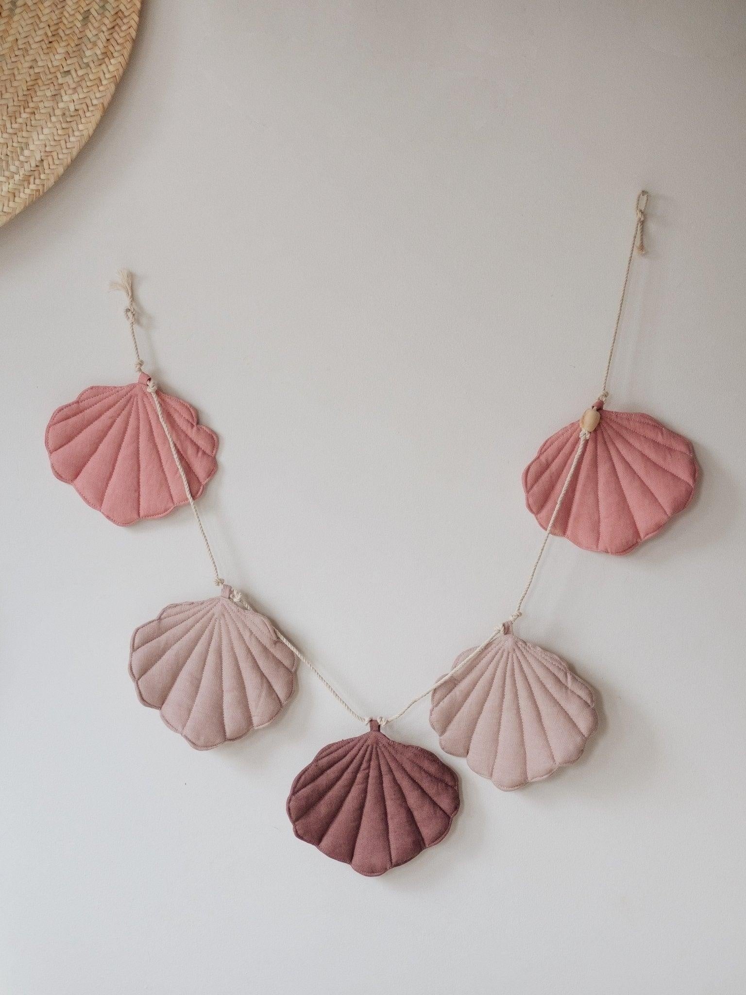 Powder Pink Shell Garland Decoration
