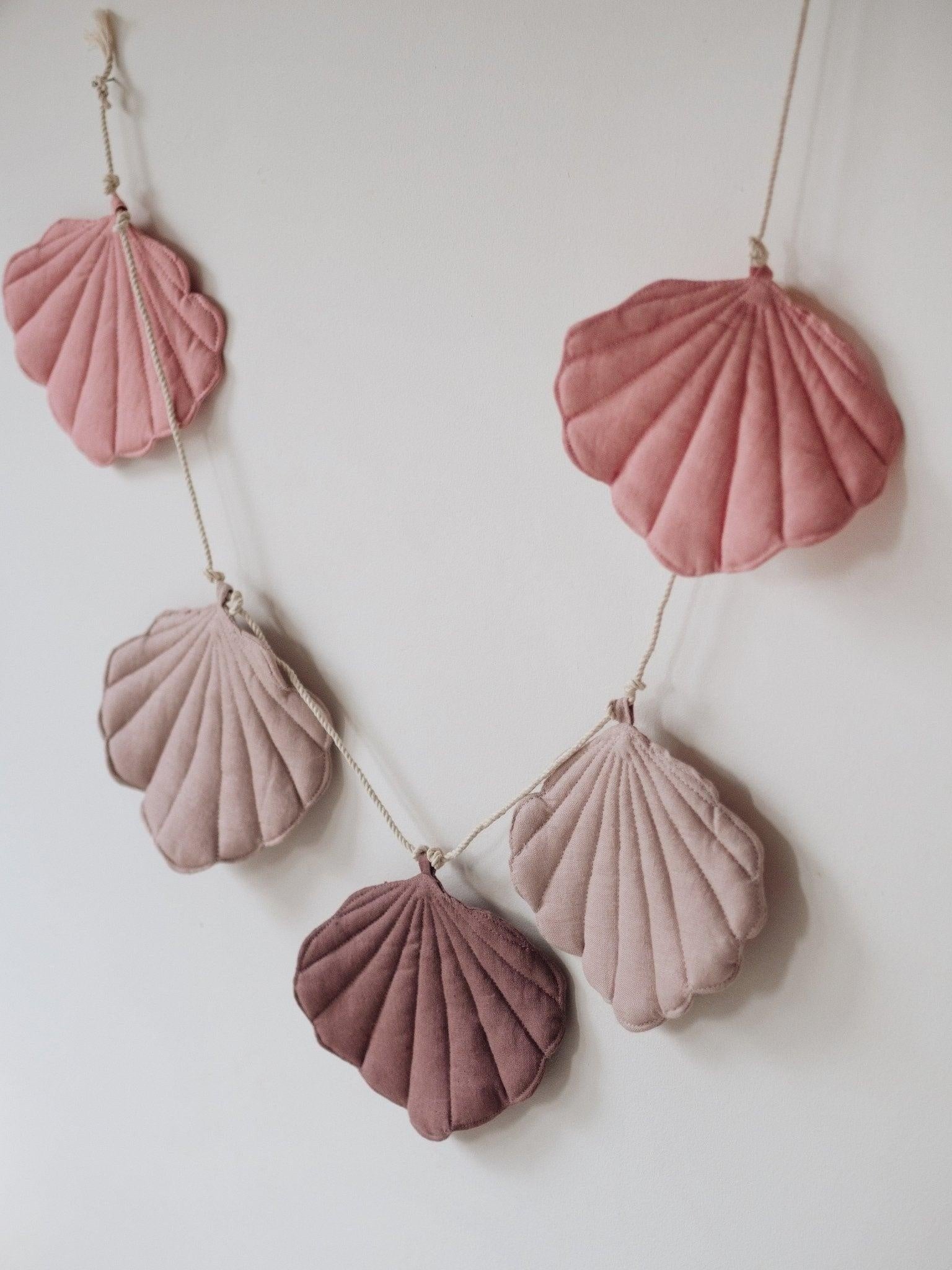 Powder Pink Shell Garland Decoration