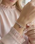 Garnet Gemstone Bracelet