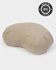 Yoga Studio EU Organic Buckwheat Zafu Crescent Linen Cushion