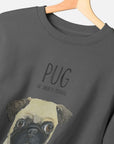 Pug or Snorty Potato? Men's Crew Neck Sweatshirt for Pug Lovers