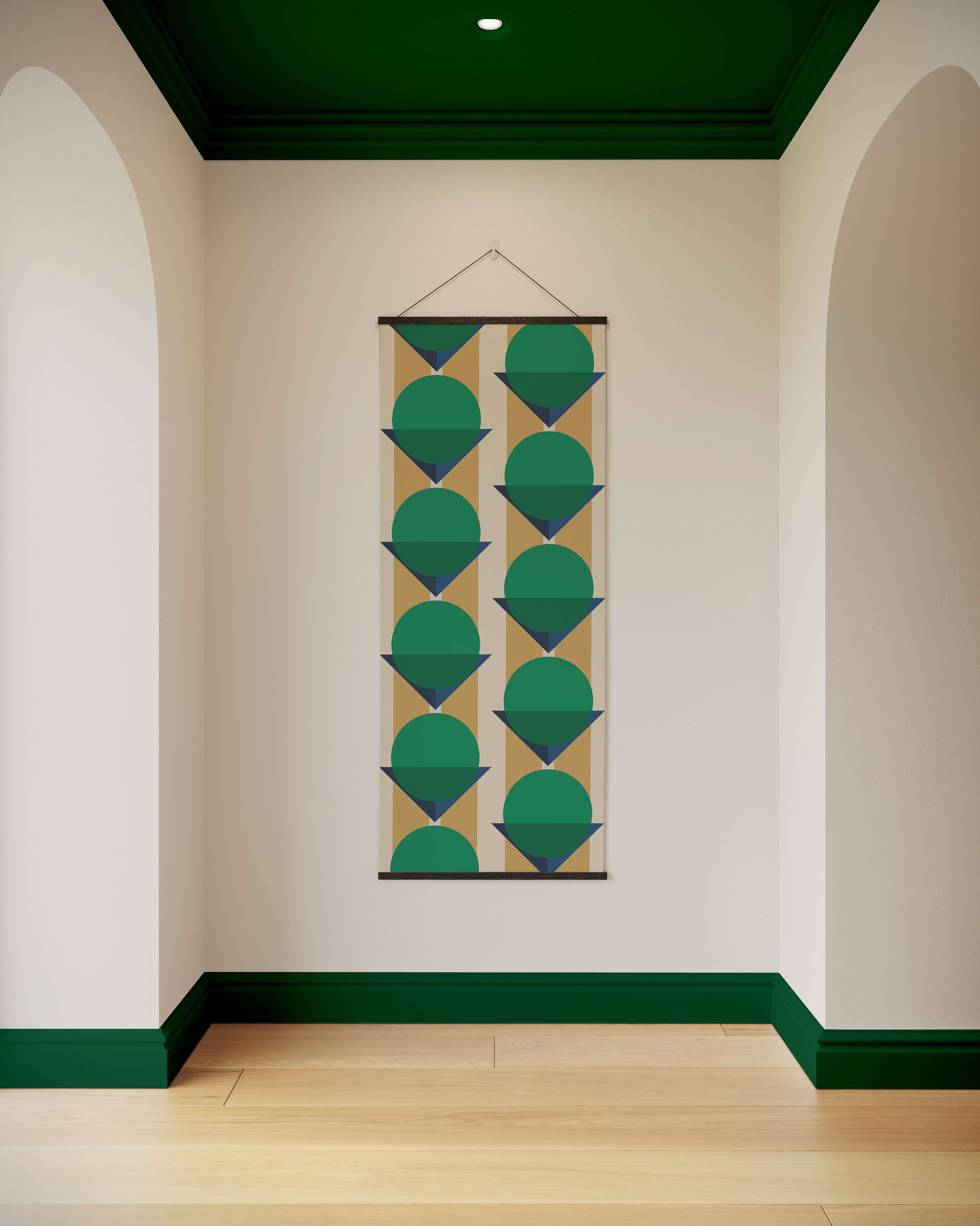 Bauhaus Geometric Tapestry