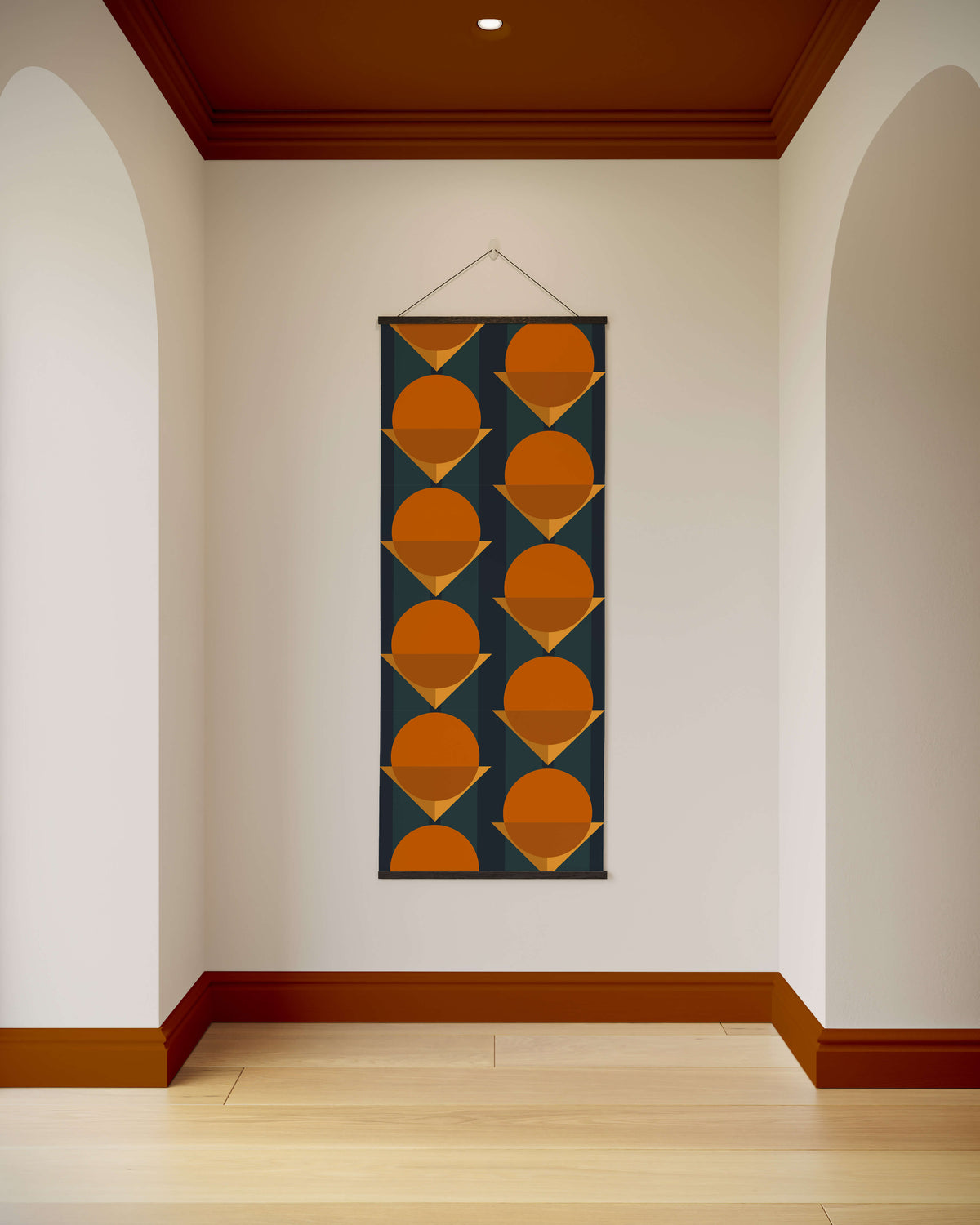 Bauhaus Geometric Tapestry