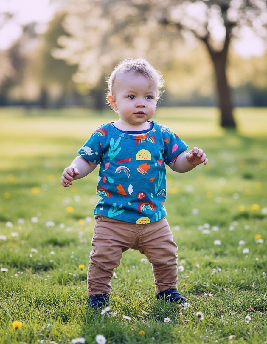 Sophie Kid Cotton T-Shirt Top | Unisex Toddler