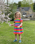 Rainbow Cotton Dress | Baby Toddler Child
