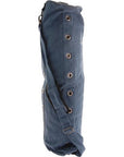 Hot Yoga Double Compartment Mat Bag in Denim