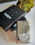 Personalised Zippo Lighter – Custom Text Engraving | Unique Photo Keepsake Gift