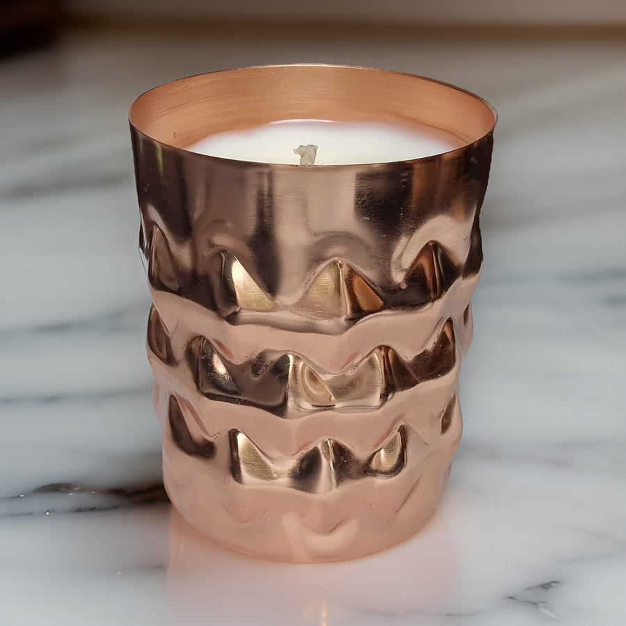 Premium copper tin candles, elegant hand-poured soy candles, luxury scented candles, cruelty-free eco-friendly home decor by Ralph's Orchard at brixbailey.com