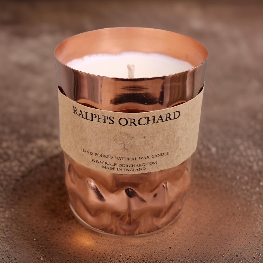Premium Cardamom Coffee Scented Candle, luxury handcrafted soy wax candle with exotic Middle Eastern spice aroma, vegan eco-friendly non-toxic by Ralph's Orchard at brixbailey.com