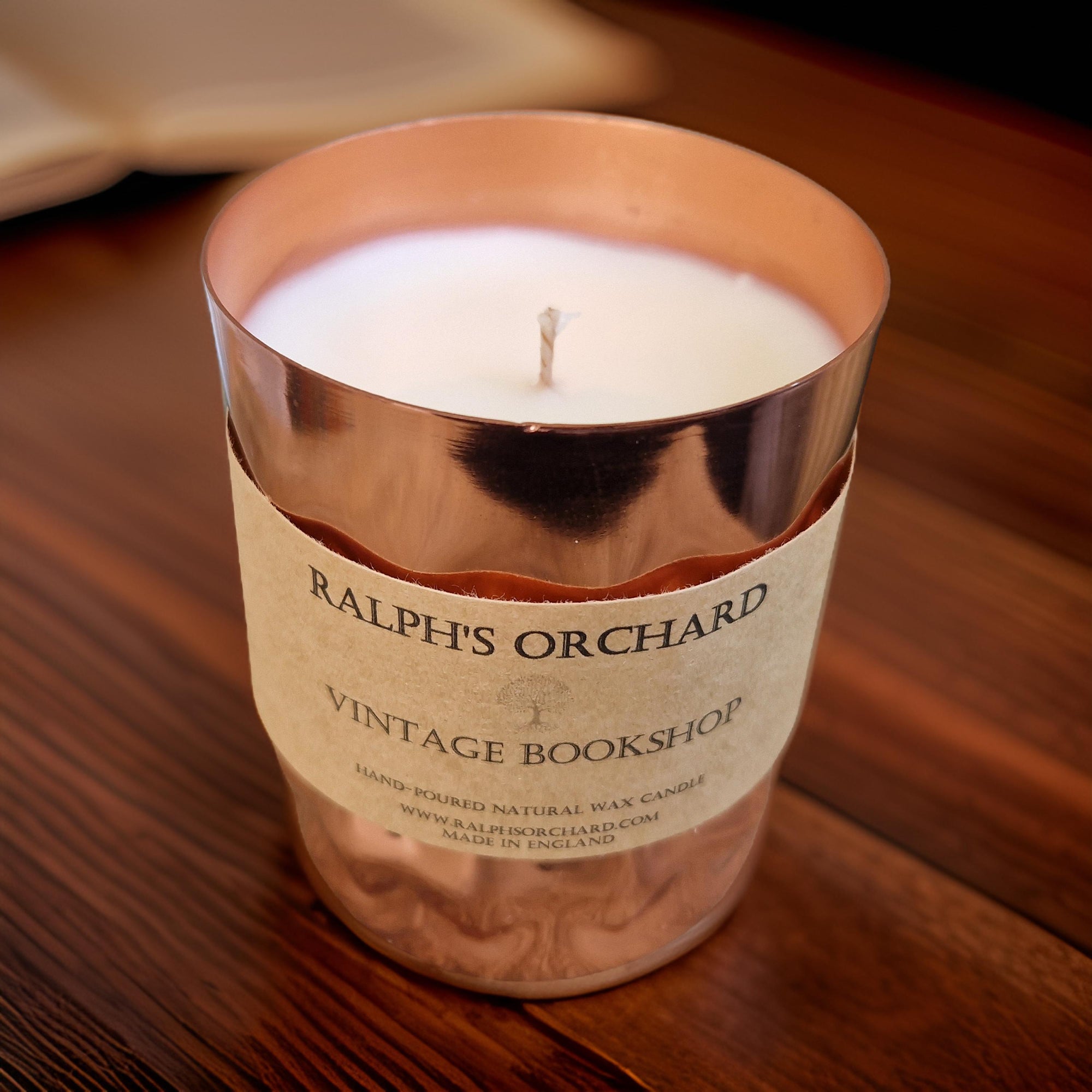 Premium copper tin candles, elegant luxury scented soy candles, hand-poured in England, cruelty-free eco-friendly home decor by Ralph&#39;s Orchard at brixbailey.com