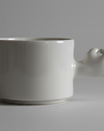 Gesture Ceramic Cup – Handmade Porcelain Coffee Cup（Okay）
