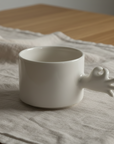 Gesture Ceramic Cup – Handmade Porcelain Coffee Cup（Okay）