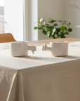 Gesture Ceramic Cups – Handmade Porcelain Coffee Cup（Thumb up down）