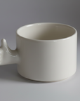 Gesture Ceramic Cup – Handmade Porcelain Coffee Cup（thumb up）