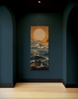 Dark Oriental Landscape Tapestry