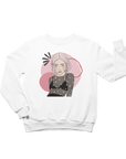 Unisex Crewneck Sweatshirt with Cozy Cupid Illustration