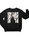 Unisex Crewneck Sweatshirt with Free Falling Art