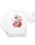 Unisex Crewneck Sweatshirt with Love Bites Illustration