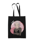 Cozy Cupid Illustrated Cotton Tote Bag