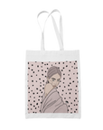 Illustrated Cotton Tote Bag Maddy