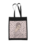 Illustrated Cotton Tote Bag Maddy