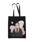 Illustrated Cotton Tote Bag In Time