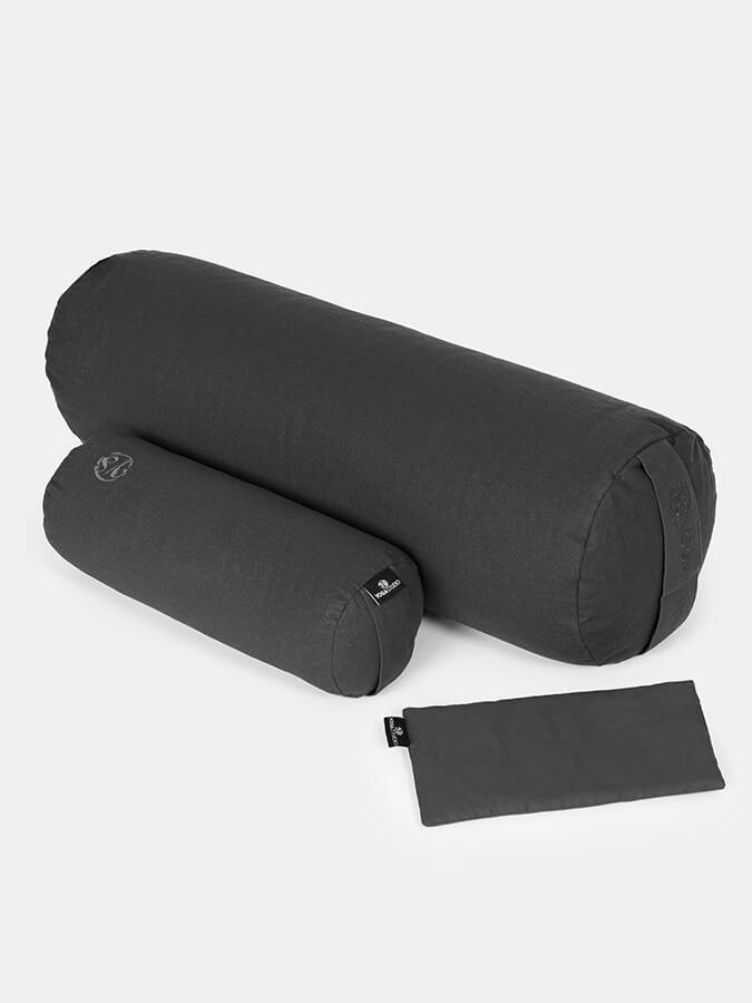 Yoga Studio Organic Meditation Bolster &amp; Eye Pillow Set - Relax