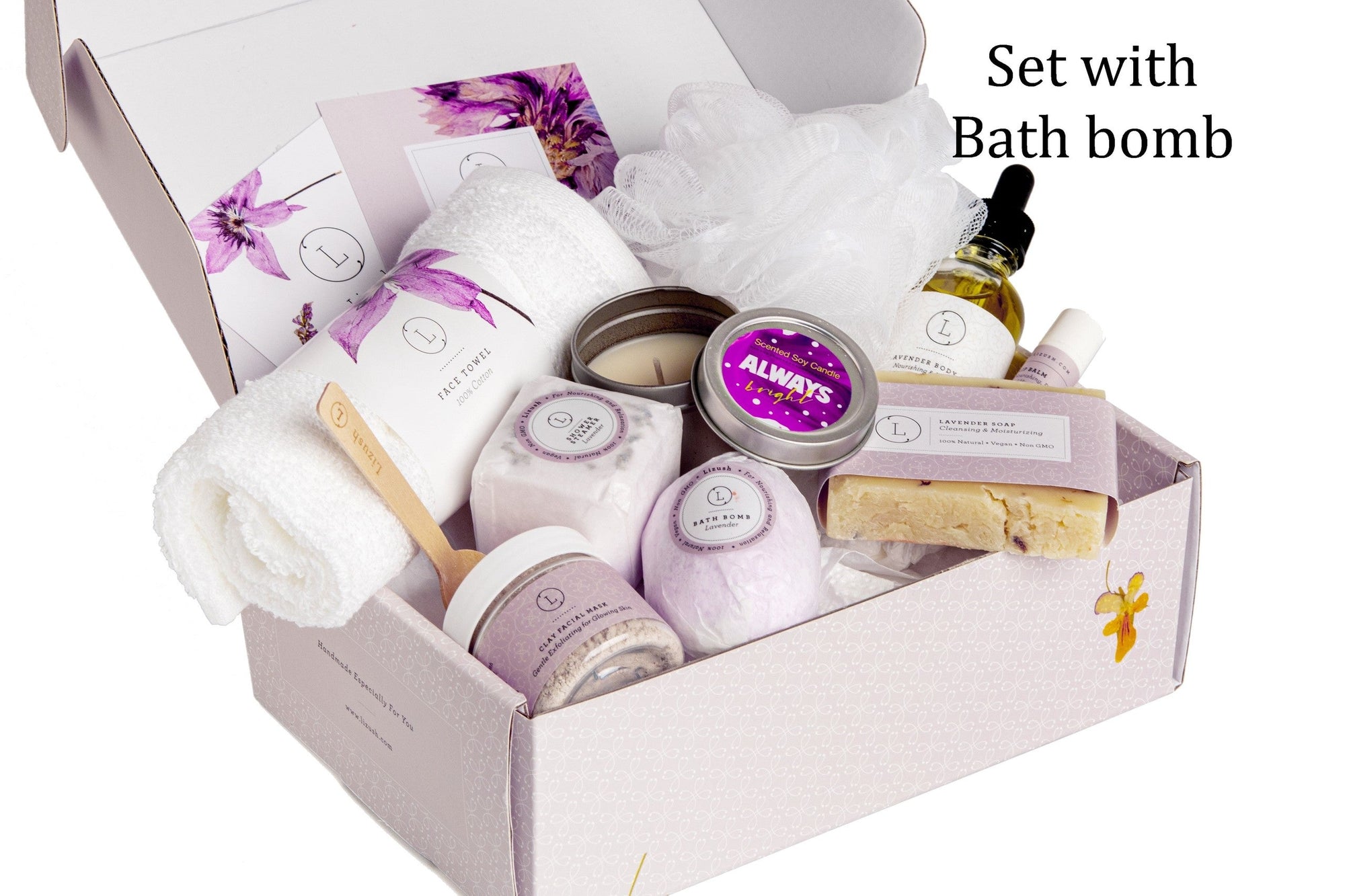 Lavender Bath and Body Gift Set for Relaxation
