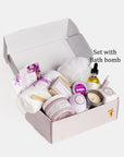 Lavender Bath and Body Gift Set for Relaxation
