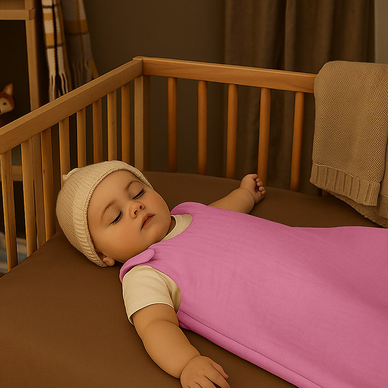 gigoteuse hiver chaude rose en coton biologique papate chaude