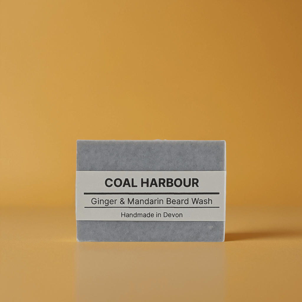 Ginger, Mandarin &amp; Dead Sea Mud 100g Beard Wash Bar