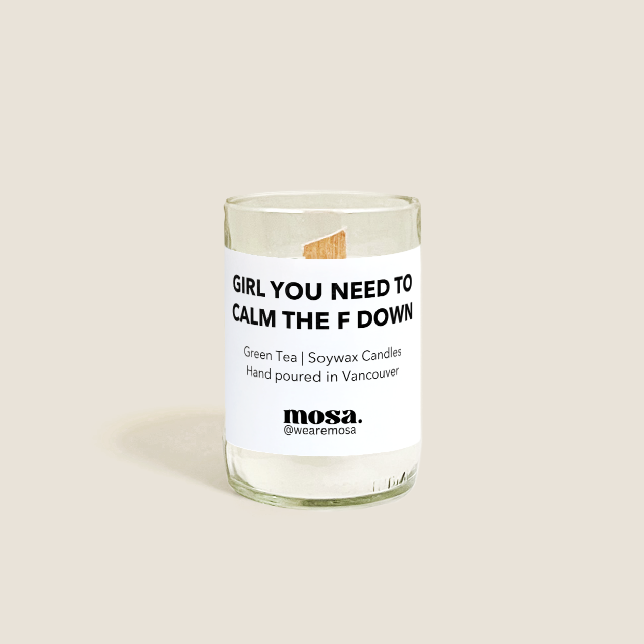 Green Tea Scented Soy Candle-6